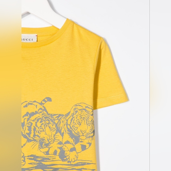 tiger print T-shirtGucci Kids - Picture 7 of 8